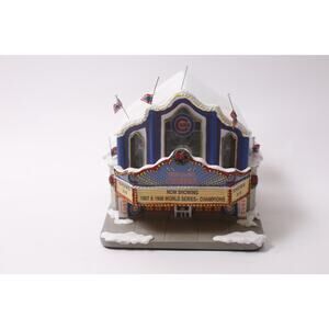 Hawthorne Village Cubs Theater Sculpture 2004 MLB Collectible ~260205-WH 294 946